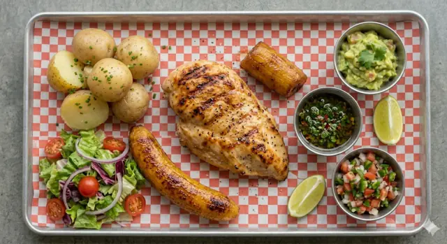 Filete de pollo asado de Fast Food Terremoto